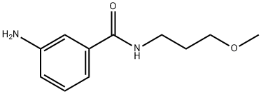 3-AMINO-N-(3-METHOXYPROPYL)BENZAMIDE 结构式