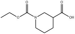 1-(ETHOXYCARBONYL)PIPERIDINE-3-CARBOXYLIC ACID Structure