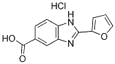 2-FURAN-2-YL-1H-BENZOIMIDAZOLE-5-CARBOXYLIC ACIDHYDROCHLORIDE Structure