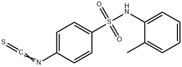 4-ISOTHIOCYANATO-N-(2-METHYLPHENYL)BENZENESULFONAMIDE 结构式