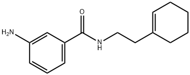 3-AMINO-N-[2-(1-CYCLOHEXEN-1-YL)ETHYL]BENZAMIDE 化学構造式