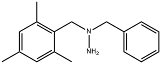 1-BENZYL-1-(MESITYLMETHYL)HYDRAZINE 化学構造式