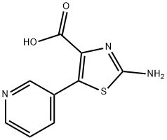 2-amino-5-pyridin-3-yl-1,3-thiazole-4-carboxylic acid