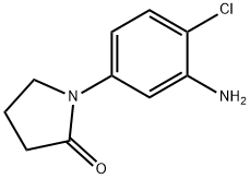 1-(3-amino-4-chlorophenyl)pyrrolidin-2-one Structure