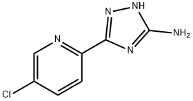 5-(5-氯吡啶-2-基)-2,4-二氢-3H-1,2,4-三唑-3-亚胺,168893-69-4,结构式