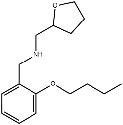 (2-Butoxyphenyl)-N-(tetrahydro-2-furanylmethyl)methanamine Structure