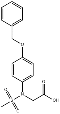 878968-18-4 [[4-(Benzyloxy)phenyl](methylsulfonyl)amino]-acetic acid