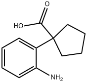 1-(2-Aminophenyl)cyclopentanecarboxylic acid Structure