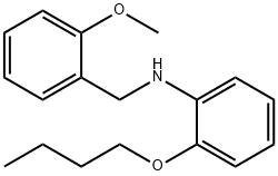 2-Butoxy-N-(2-methoxybenzyl)aniline Structure