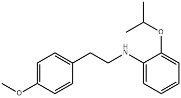 2-Isopropoxy-N-(4-methoxyphenethyl)aniline,1040682-94-7,结构式