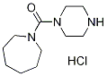 Azepan-1-yl-piperazin-1-yl-methanone hydrochloride 化学構造式
