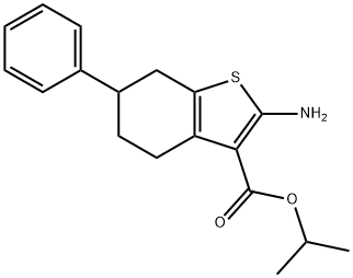 Isopropyl 2-amino-6-phenyl-4,5,6,7-tetrahydro-1-benzothiophene-3-carboxylate|2-氨基-6-苯基-4,5,6,7-四氢苯并噻吩-3-羧酸异丙酯