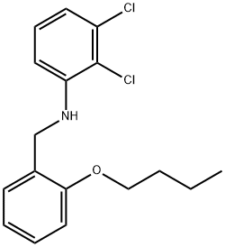 N-(2-Butoxybenzyl)-2,3-dichloroaniline Struktur