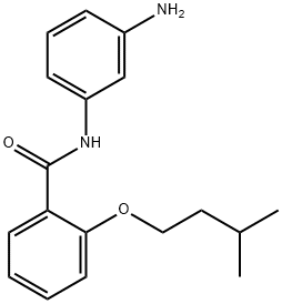 N-(3-Aminophenyl)-2-(isopentyloxy)benzamide,1020722-49-9,结构式