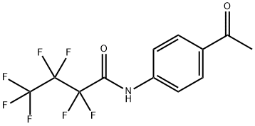 N-(4-乙酰苯基)-2,2,3,3,4,4,4-七氟-丁酰胺, 351491-76-4, 结构式