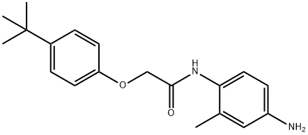 N-(4-Amino-2-methylphenyl)-2-[4-(tert-butyl)-phenoxy]acetamide Structure