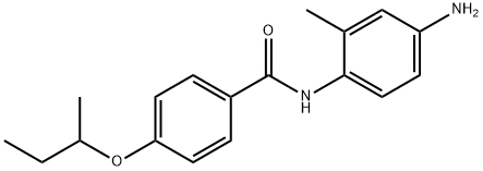 N-(4-Amino-2-methylphenyl)-4-(sec-butoxy)benzamide 结构式