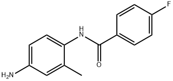 N-(4-Amino-2-methylphenyl)-4-fluorobenzamide 化学構造式