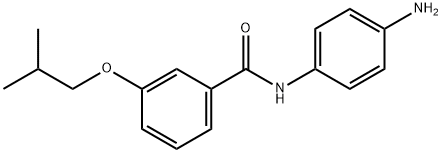 N-(4-Aminophenyl)-3-isobutoxybenzamide Struktur