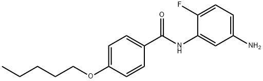 N-(5-Amino-2-fluorophenyl)-4-(pentyloxy)benzamide Structure
