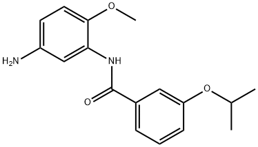 N-(5-Amino-2-methoxyphenyl)-3-isopropoxybenzamide 结构式