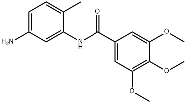 N-(5-Amino-2-methylphenyl)-3,4,5-trimethoxybenzamide 结构式