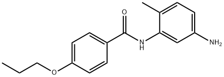 N-(5-Amino-2-methylphenyl)-4-propoxybenzamide 结构式