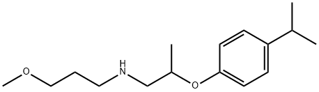 N-[2-(4-Isopropylphenoxy)propyl]-N-(3-methoxypropyl)amine Structure