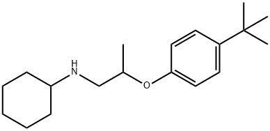 N-{2-[4-(tert-Butyl)phenoxy]propyl}cyclohexanamine Structure