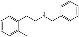 N-Benzyl-2-(2-methylphenyl)-1-ethanamine Struktur