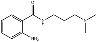 2-氨基-N-[3-(二甲基氨基)丙基]苯甲酰胺, 6725-12-8, 结构式