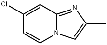 7-氯-2-甲基咪唑并[1,2-A]吡啶, 1086376-53-5, 结构式