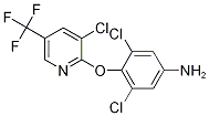 3,5-dichloro-4-{[3-chloro-5-(trifluoromethyl)-2-pyridinyl]oxy}phenylamine Struktur