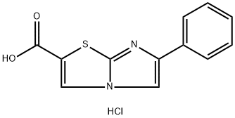 6-phenylimidazo[2,1-b][1,3]thiazole-2-carboxylic acid hydrochloride,1177093-02-5,结构式
