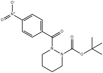 tert-butyl 2-(4-nitrobenzoyl)tetrahydro-1(2H)-pyridazinecarboxylate|