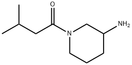 1-(3-methylbutanoyl)piperidin-3-amine Struktur