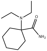 1-(ジエチルアミノ)シクロヘキサンカルボキサミド 化学構造式