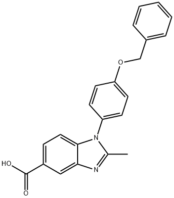 1-[4-(benzyloxy)phenyl]-2-methyl-1H-benzimidazole-5-carboxylic acid price.