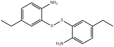 2-[(2-氨基-5-乙基苯基)二硫代]-4-乙基苯胺, 1049032-33-8, 结构式