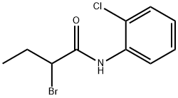 2-bromo-N-(2-chlorophenyl)butanamide Structure