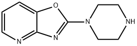 2-piperazin-1-yl[1,3]oxazolo[4,5-b]pyridine 化学構造式