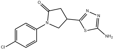 1142202-39-8 4-(5-amino-1,3,4-thiadiazol-2-yl)-1-(4-chlorophenyl)pyrrolidin-2-one