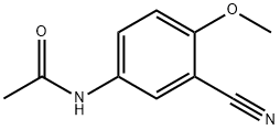 N-(3-cyano-4-methoxyphenyl)acetamide Structure