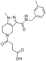 4-(1-methyl-3-{[(3-methylbenzyl)amino]carbonyl}-1,4,6,7-tetrahydro-5H-pyrazolo[4,3-c]pyridin-5-yl)-|