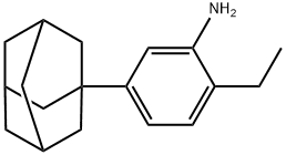 [5-(1-adamantyl)-2-ethylphenyl]amine Structure