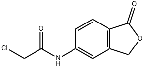 2-氯-N-(1-氧代-3H-2-苯并呋喃-5-基)乙酰胺, 612850-65-4, 结构式