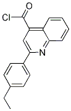 2-(4-乙基苯基)喹啉-4-甲酰氯, 1160264-62-9, 结构式
