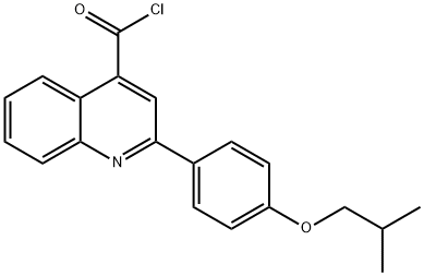 2-(4-isobutoxyphenyl)quinoline-4-carbonyl chloride