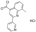 8-methyl-2-pyridin-3-ylquinoline-4-carbonyl chloride hydrochloride Struktur