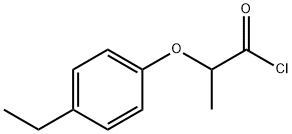 2-(4-ethylphenoxy)propanoyl chloride Structure